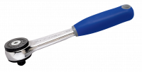 Реверсивная рукоятка с круглой головкой 1/4", 72 зуба, 125 мм