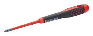Изолированные отвертки ERGO™ под винты Phillips с тонким стержнем. Под винты Phillips BE-8610SL - BE-8620SL