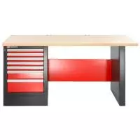 WORKBENCH 2.2M WOOD 7 DRAWERS HIGH Facom JLS2-2MW7DH