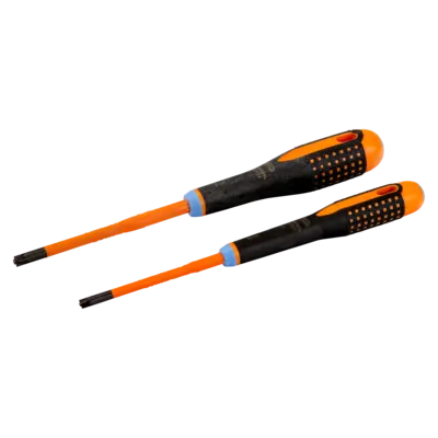 Набор изолированных отверток ERGO™ с тонким стержнем, 2 штуки BE-9890SL