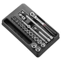 3/8' SOCKET MOD 6PT MM JL.171 20PC Facom MOD.JL171-36