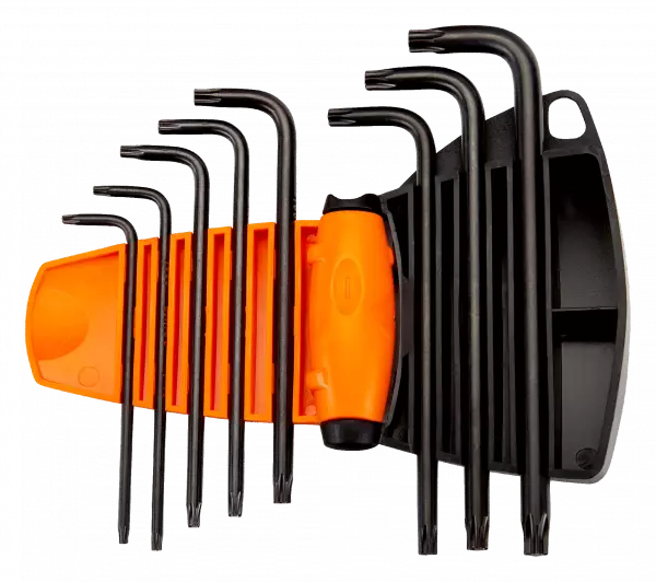 Набор оксидированных ключей под винты TORX® BE-9575