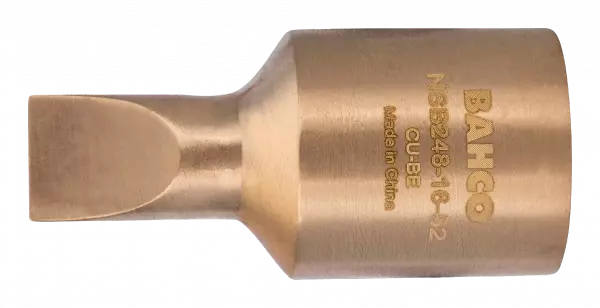 1/2" Торцевая головка с отверточной вставкой под винты со шлицем NSB248-16-52