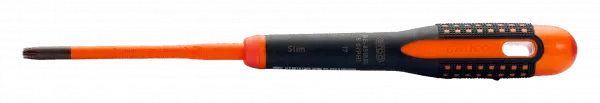 Изолированные отвертки ERGO™ под комбинированные винты со шлицем и Phillips с тонким стержнем. Под комбинированные винты Шлиц/Phillips BE-8520SL