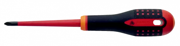 Изолированные отвертки ERGO™ под винты Phillips с тонким стержнем. Под винты Phillips BE-8610SL