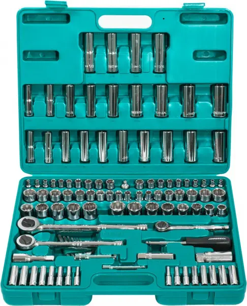 S05H48107S Набор инструмента универсальный 1/4", 3/8" и 1/2"DR, 107 предметов