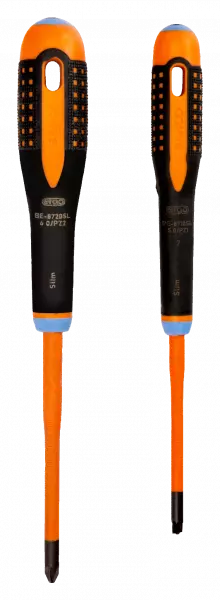 Набор изолированных отверток ERGO™ с тонким стержнем, 2 штуки BE-9890SL