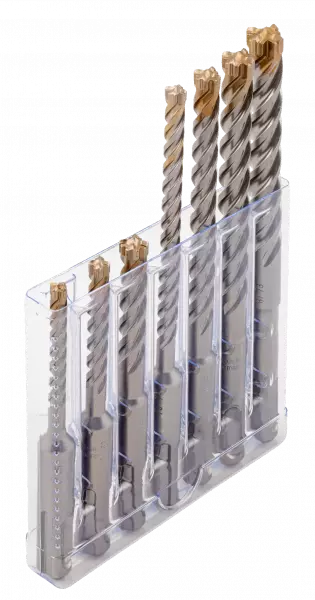 Набор свёрл по железобетону SDS + 4C — 7 шт 4651-SET-7