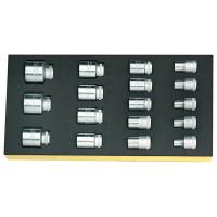 Набор торцовых головок 1/2" во вкладыше TCS, STAHLWILLE, 96838177, TCS 52/17