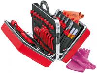 Набор инструментов 1000 V в чемодане KNIPEX KN-989914