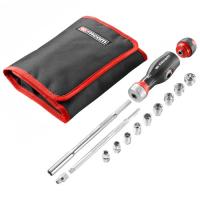 ATCL.3.12PB PROTWIST® 3 в 1 Набор мультибитов с трещоткой и двумя гайками с головками 1/4 дюйма