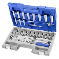 E032908 EXPERT 1/2" набор головок и принадлежностей - метрические - 42 шт.