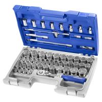 E032909 EXPERT 1/2" Набор головок и принадлежностей - метрические и дюймовые - 55 шт.
