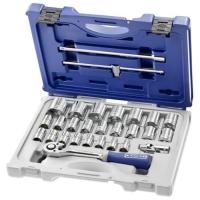 E032939 EXPERT Коробка из 28 предметов 1/2 "разъемы"
