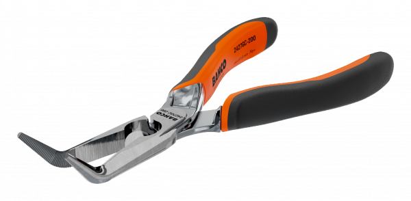 Плоскогубцы с удлиненными изогнутыми губками, 60⁰, с рукояткой ERGO™ 2427 GC-200IP