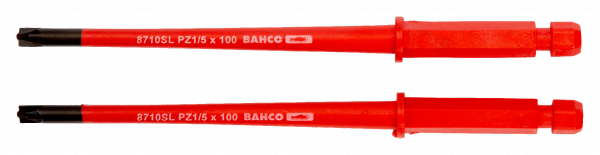 Изолированная комбинированная отверточная вставка под винты со шлицем и Pozidriv 8710SL-2P фото в интернет-магазине ИНСТРА